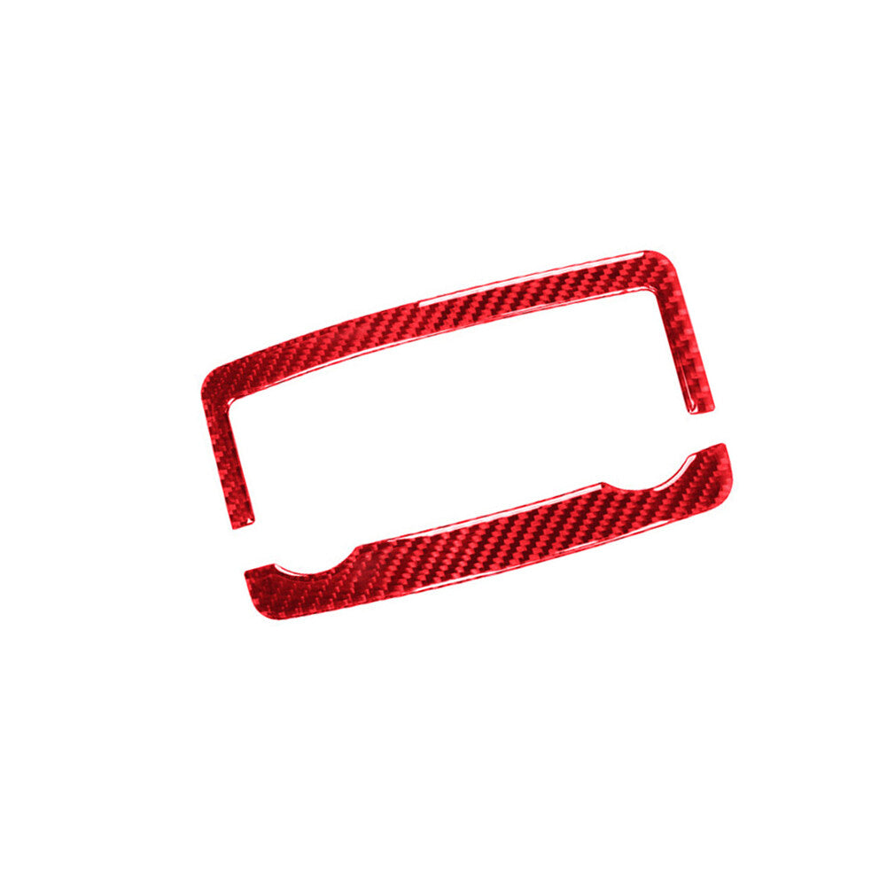Red Carbon Fiber Rear Roof Light Frame Cover Trim for BMW X5 E70 X6 E71 2008-13