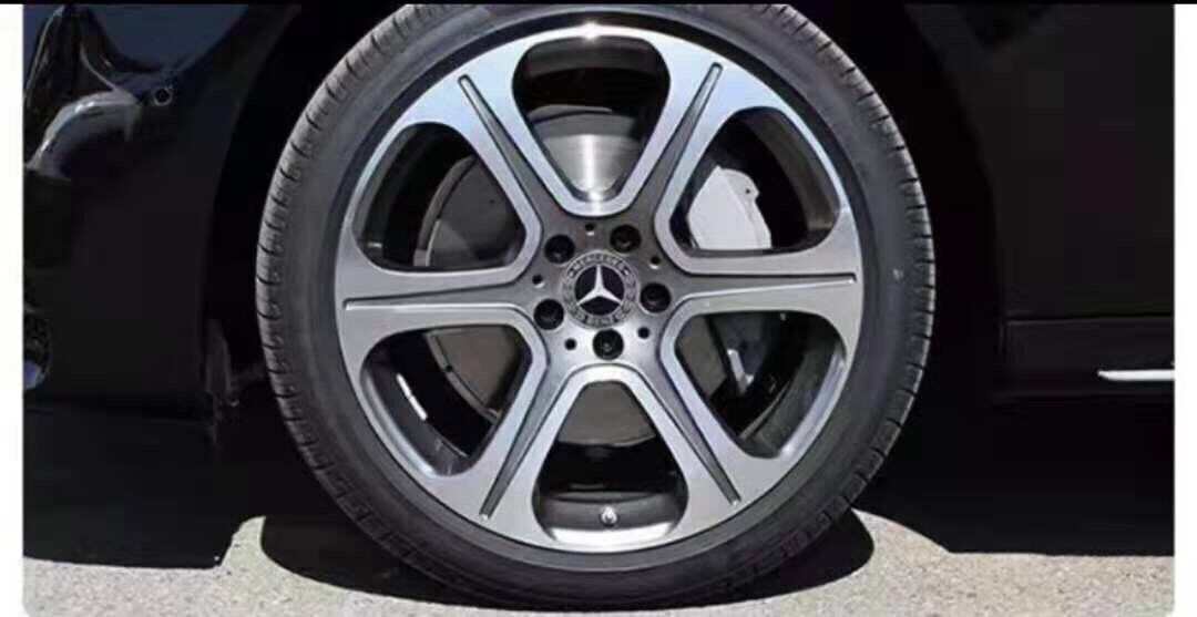 4 Stickers Bleu Centre de Roue Moyeu Wheel Cover for Mercedes 65mm