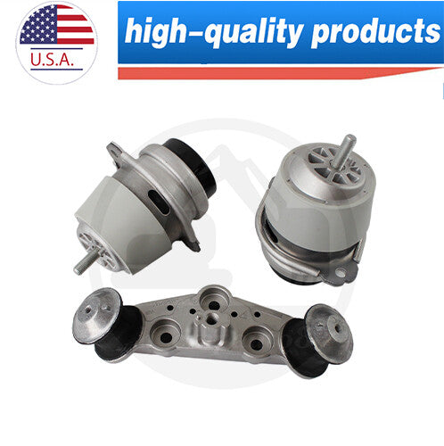 3x Engine Motor MountingTransmission Mount for Porsche for Panamera 2011~2016