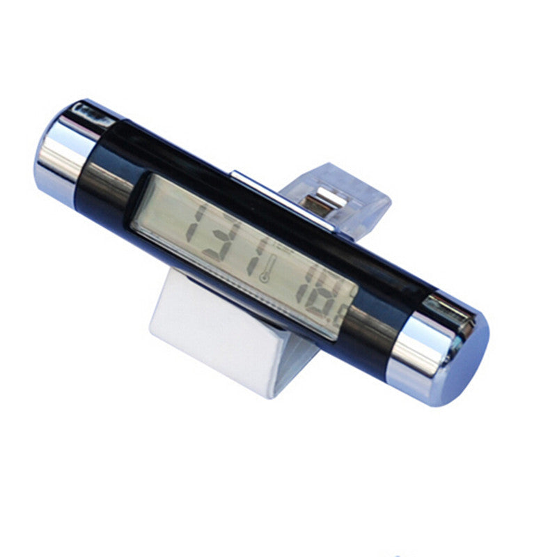 Car Air Vent Clip-on Digital LED Backlight Thermometer Celsius Clock Backlight