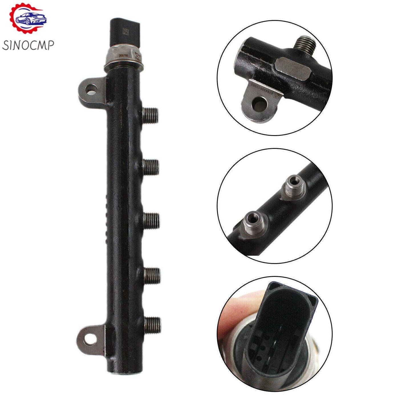 D24 D18 Engine Fuel Injector Pump Common Rail Injector Kit For Bobcat Doosan