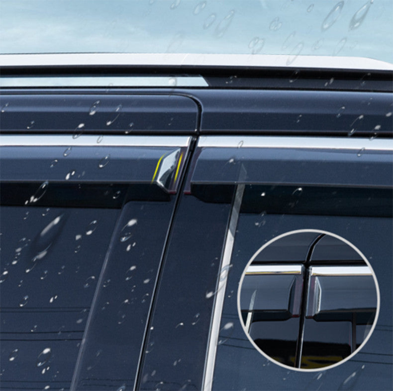 for Kia Sorento 2011-2014 Window Visor Vent Sun Shade Rain Guard Visor Trim 4Pcs