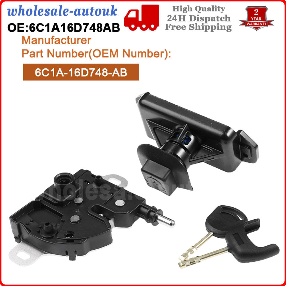 Bonnet Lock Latch Set Complete With 2Keys 4956236 for Ford Transit Mk7 2006-2016