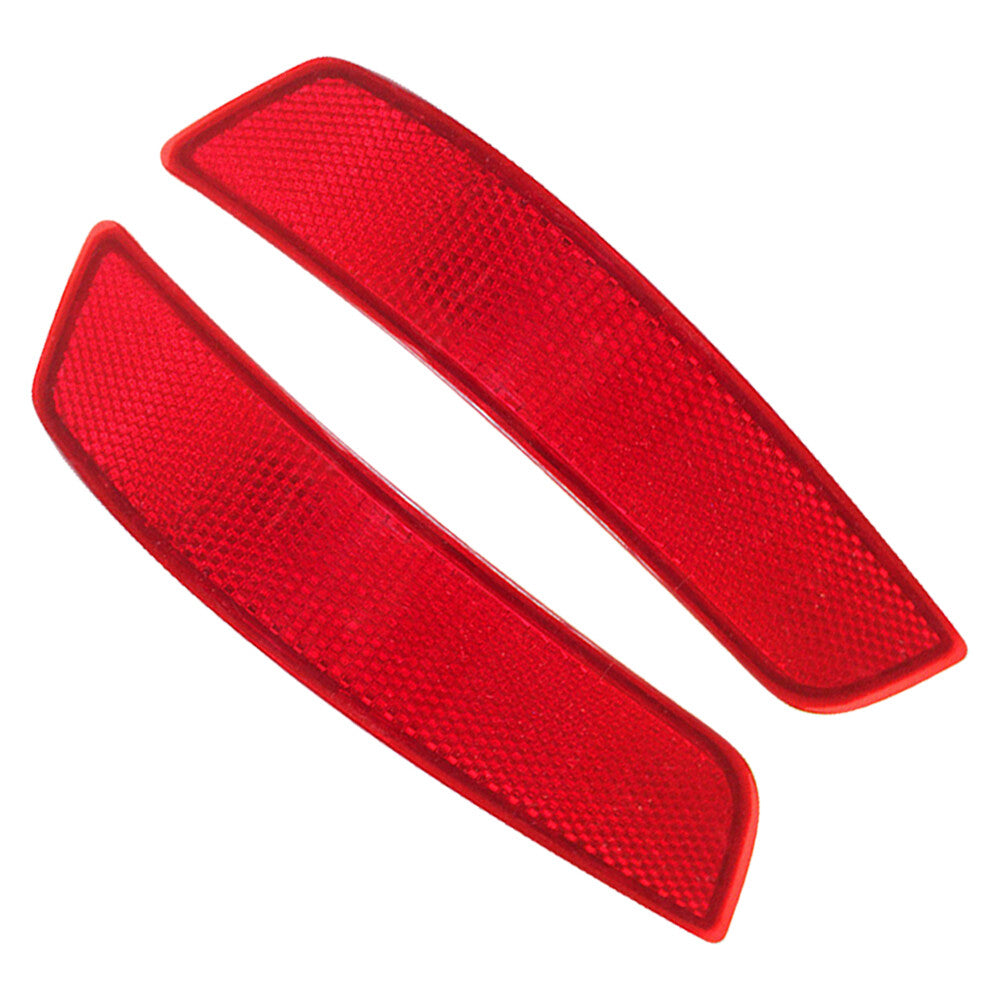 Pair for Lexus ES350 ES300h GS200t GS450h Rear Bumper Brake Light Reflector Red