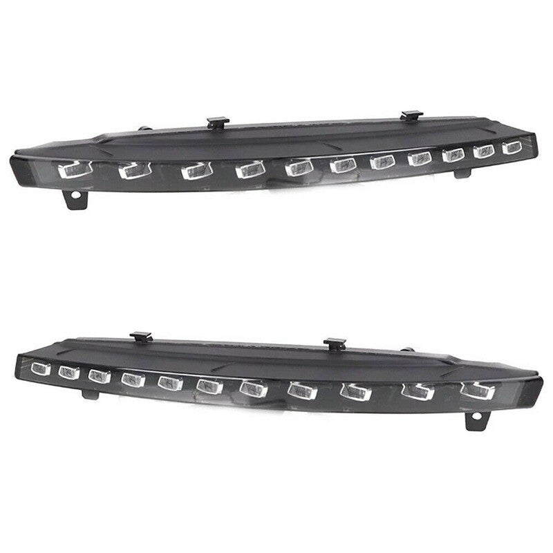 Dual DRL Dynamic White-Yellow Daytime Running Lights for Audi Q7 2010-2015