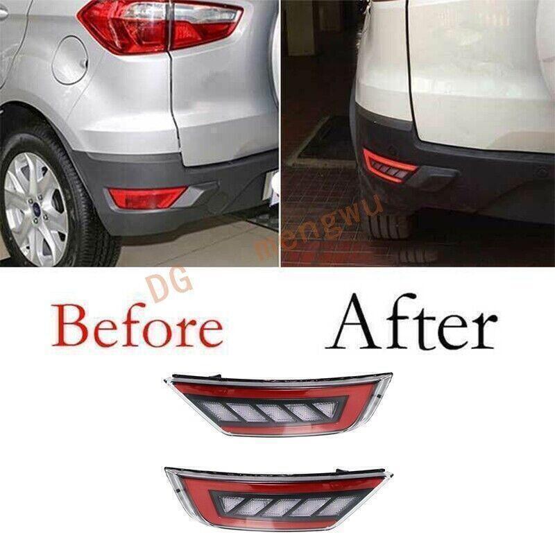 for Ford Escape Kuga 13-2019 Fog Light LED Brake Lights Refit Rear Bumper Light