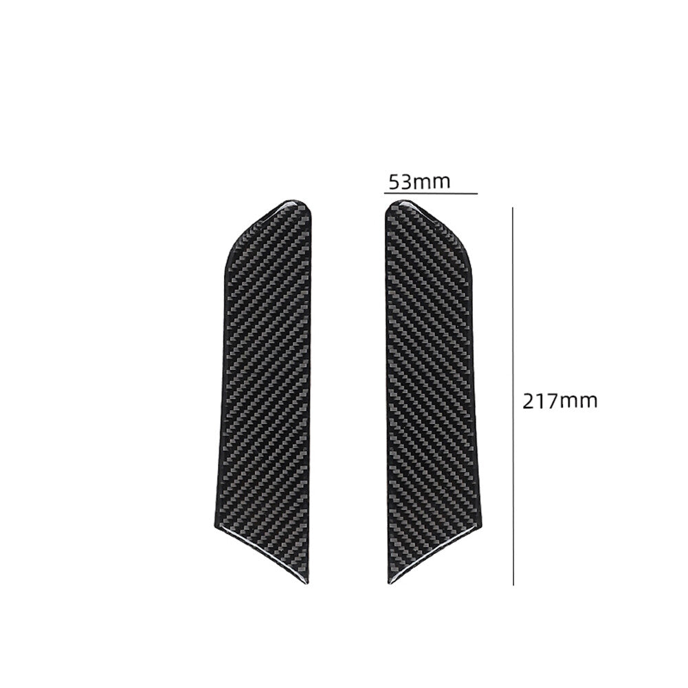 2X for Toyota Tacoma Carbon Fiber Interior Front Door Panel Cover Trim 2016-2021