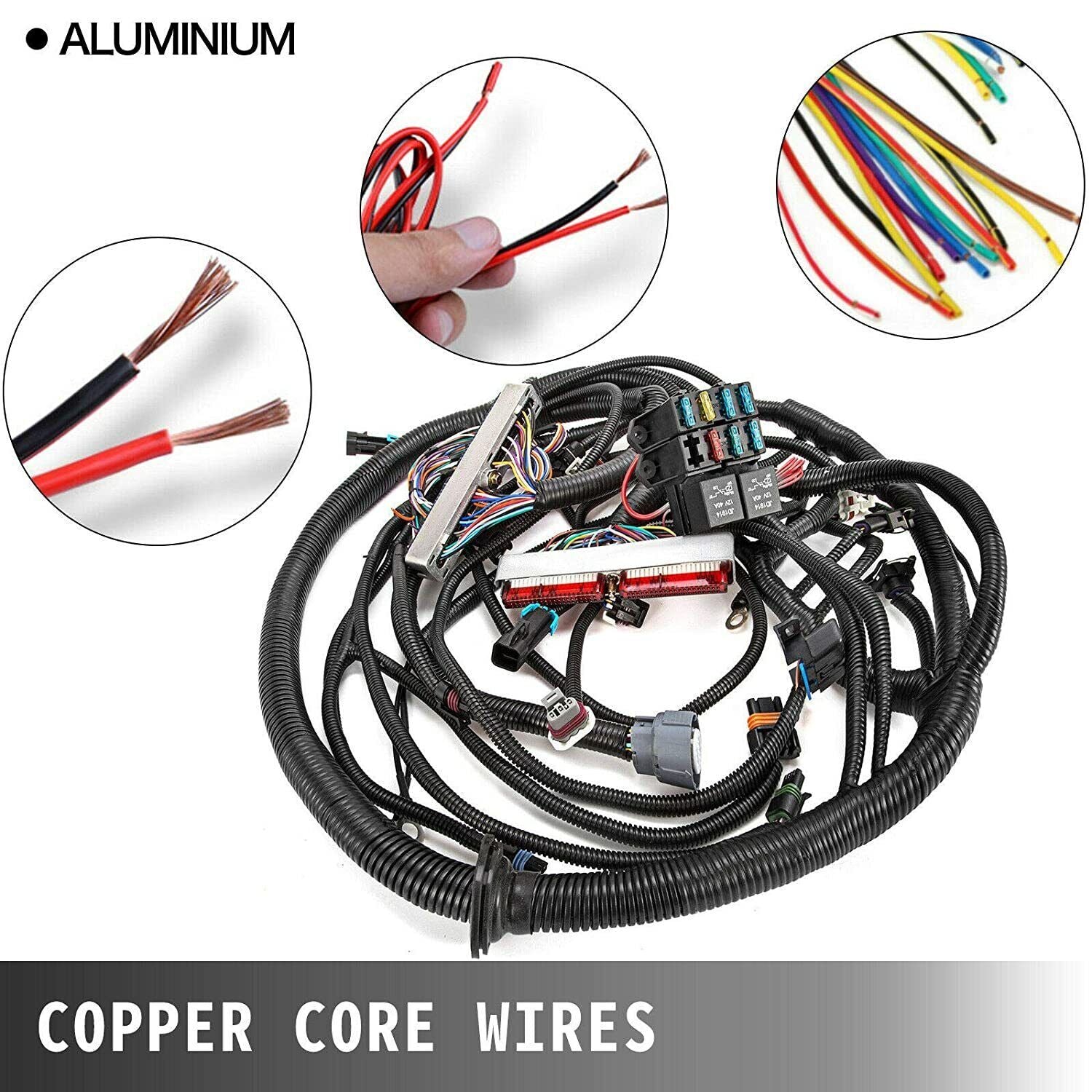 W/4L80E Standalone Wiring Harness (DBC) for 97-06 LS1 LS LS6 SWAP VORTEC US