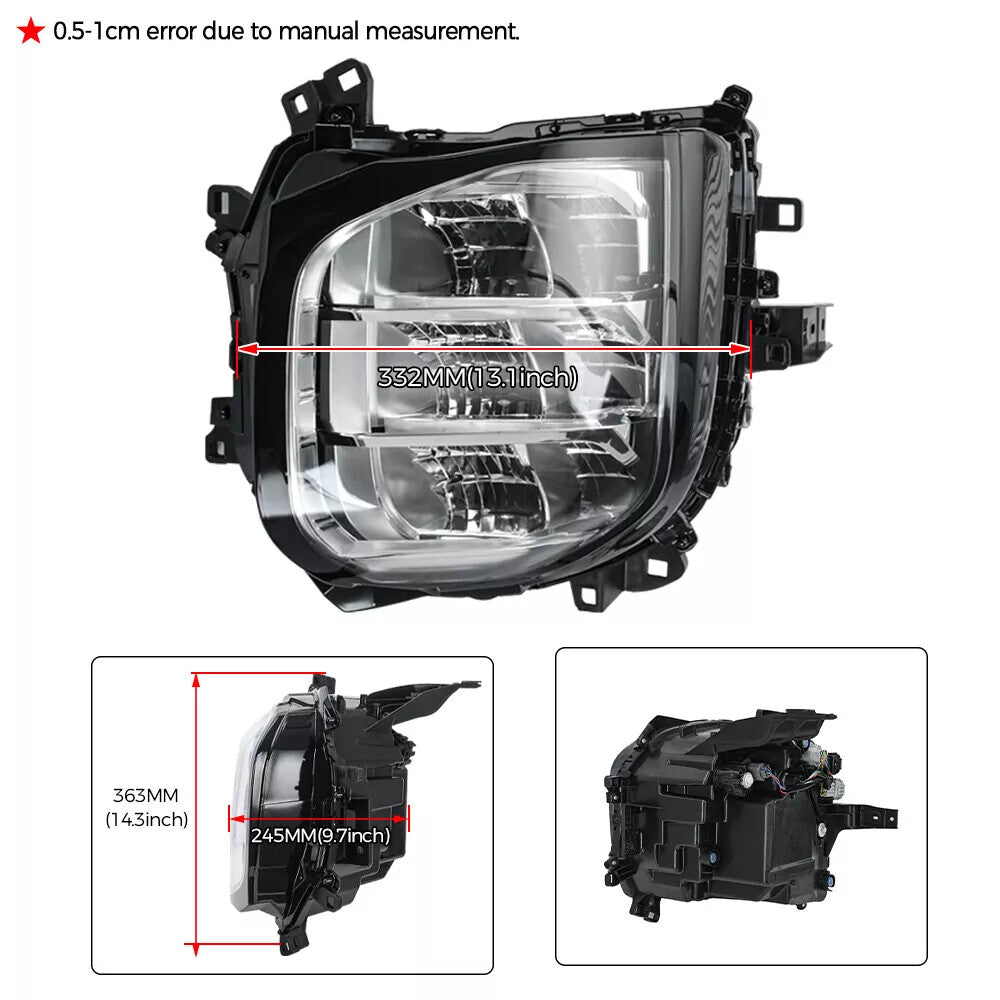 Front Right LED Headlight Headlamp Assembly for Mitsubishi Outlander 2022-2023