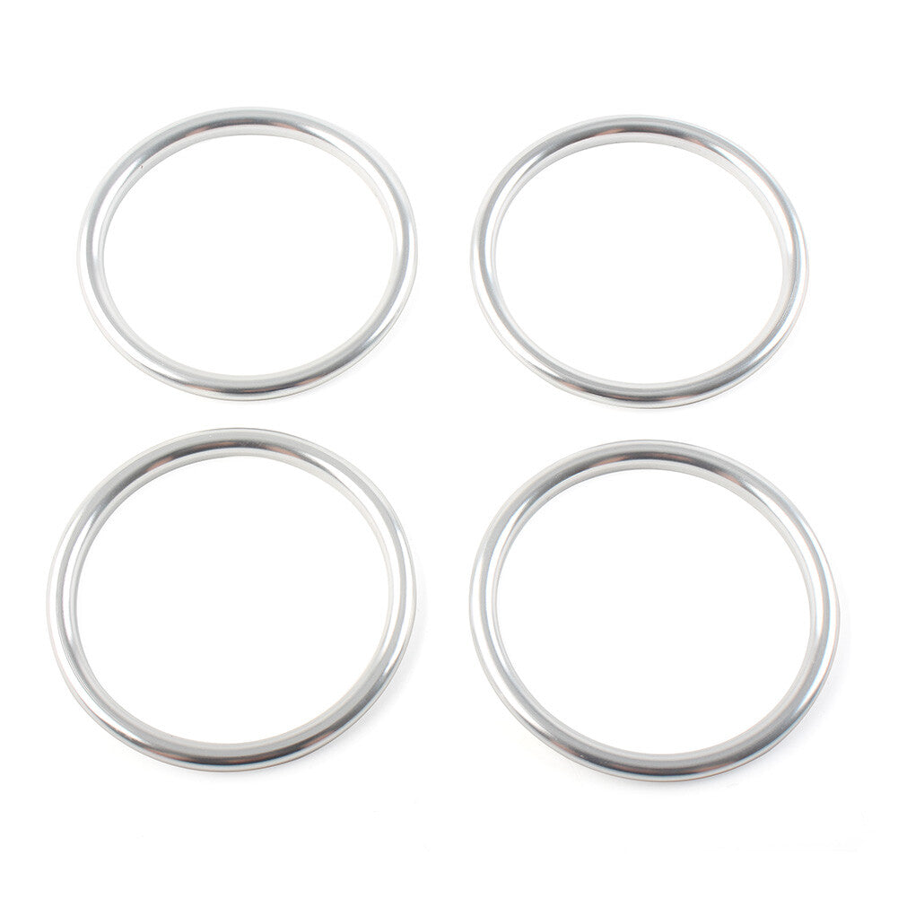 AC Air Condition Vent Outlet Inner Ring Trim Silver for Audi A1 S1 8X 2010-2018