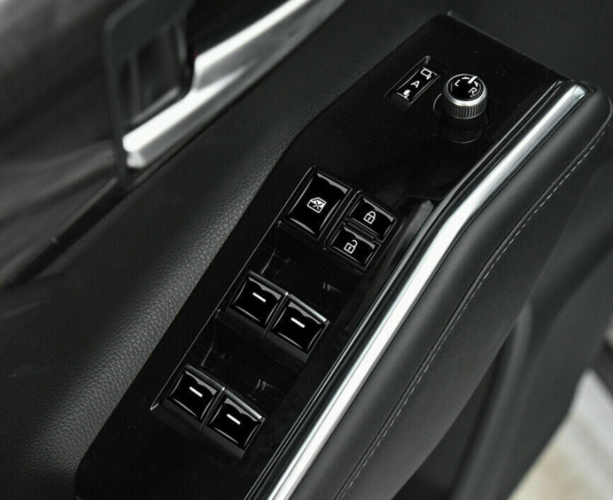 for Toyota Highlander 2020-2022 Black Car Window Door Lock Control Switch Trim