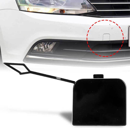 Car Front Bumper Tow Hook Eye Cover Cap for Volkswagen for Jetta 2015 2016 2017 2018