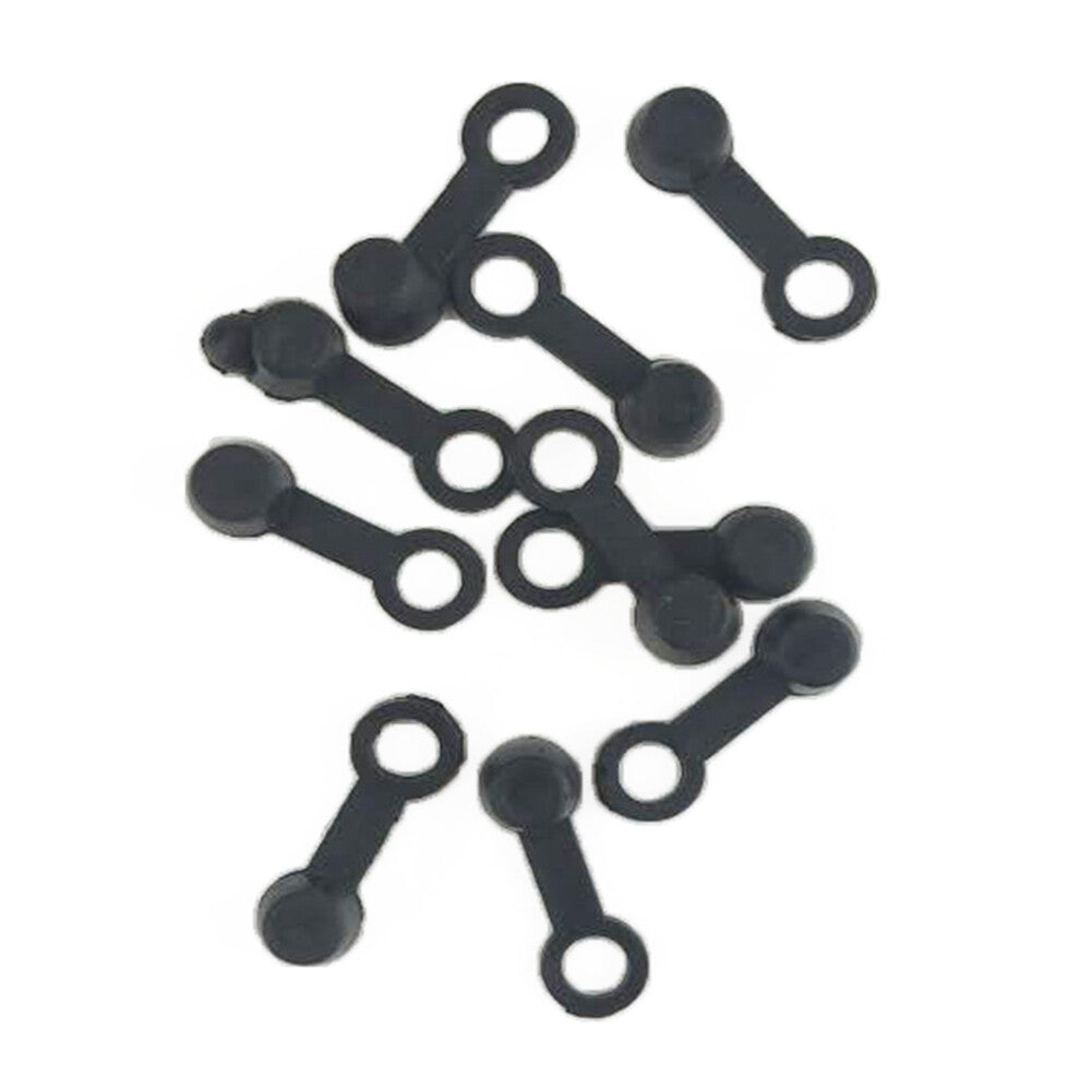 100x 3cm Rubber Brake Bleeder Screw Cap Lube Grease Nipple Oil Drain Tip Cover