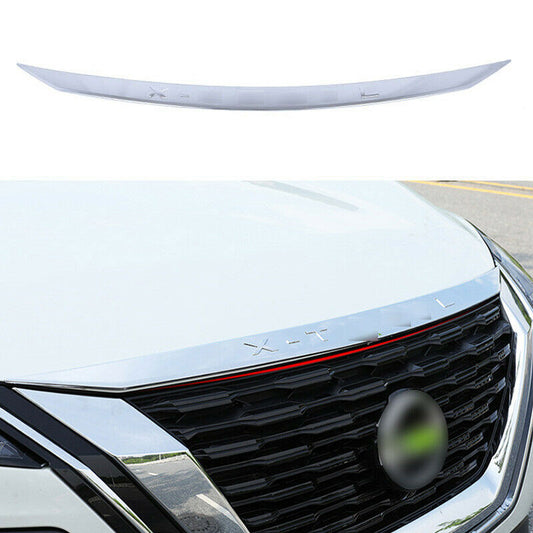 for Nissan Rogue X-Trail 2021-2023 Chrome Front Engine Hood Grille Panel Cover
