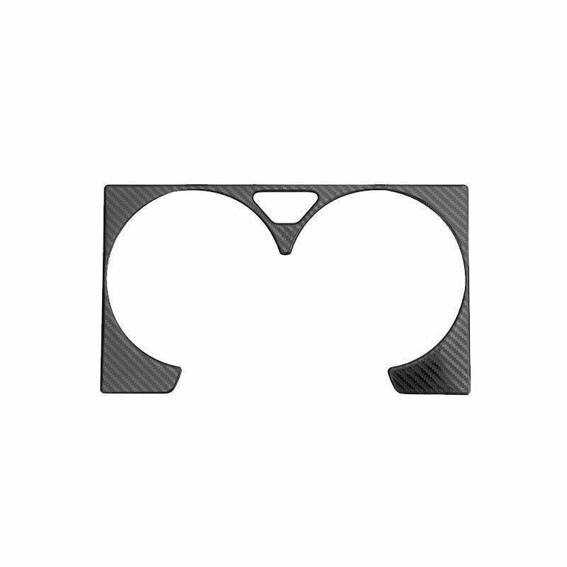 for Benz GLE GLS 2020-22 Steel Carbon Fiber Gear Water Cup Holder Frame Cover 1X