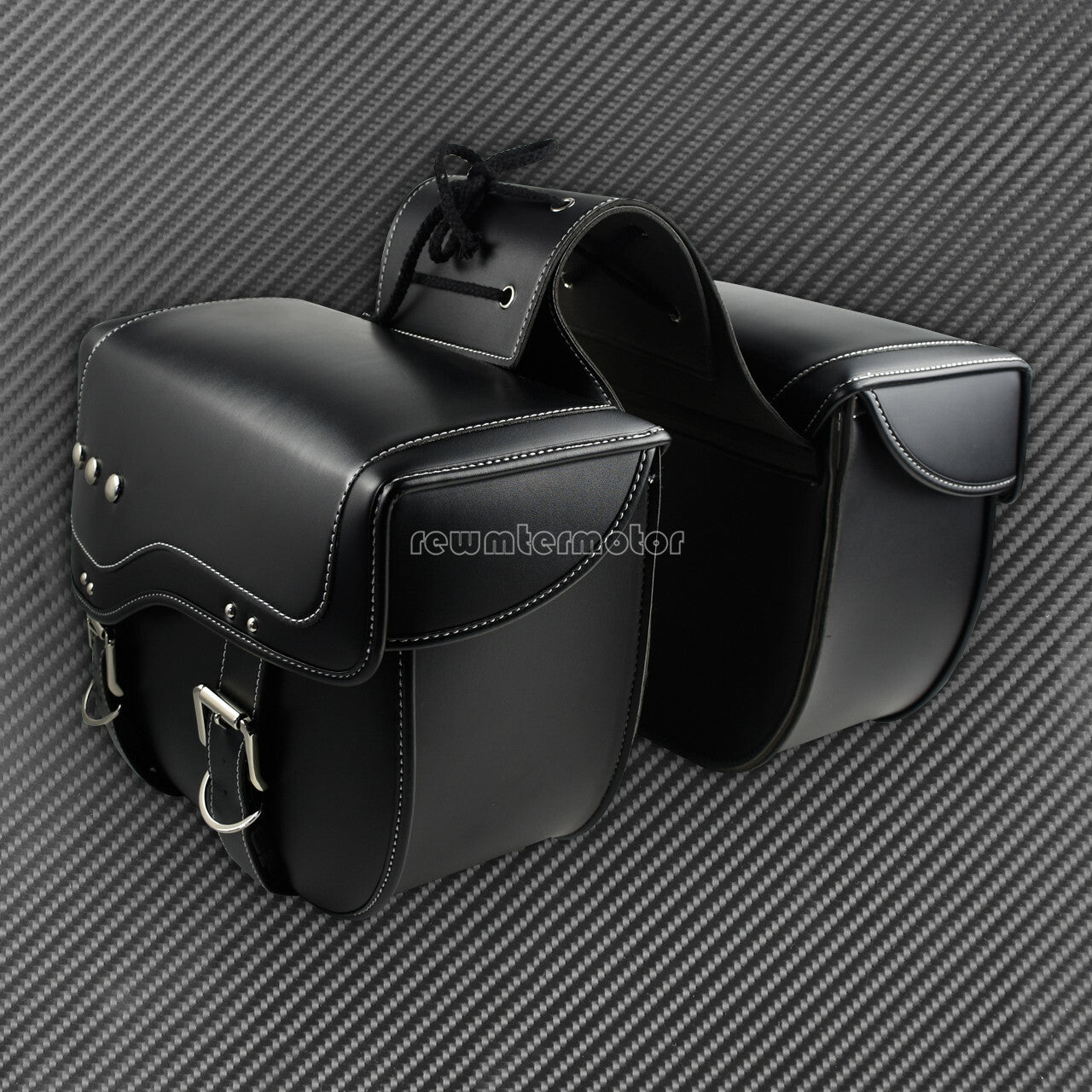 2pc Motorcycle Saddle Bag Bike Side Storage Fork Tool Pouch Fit for Harley XL883
