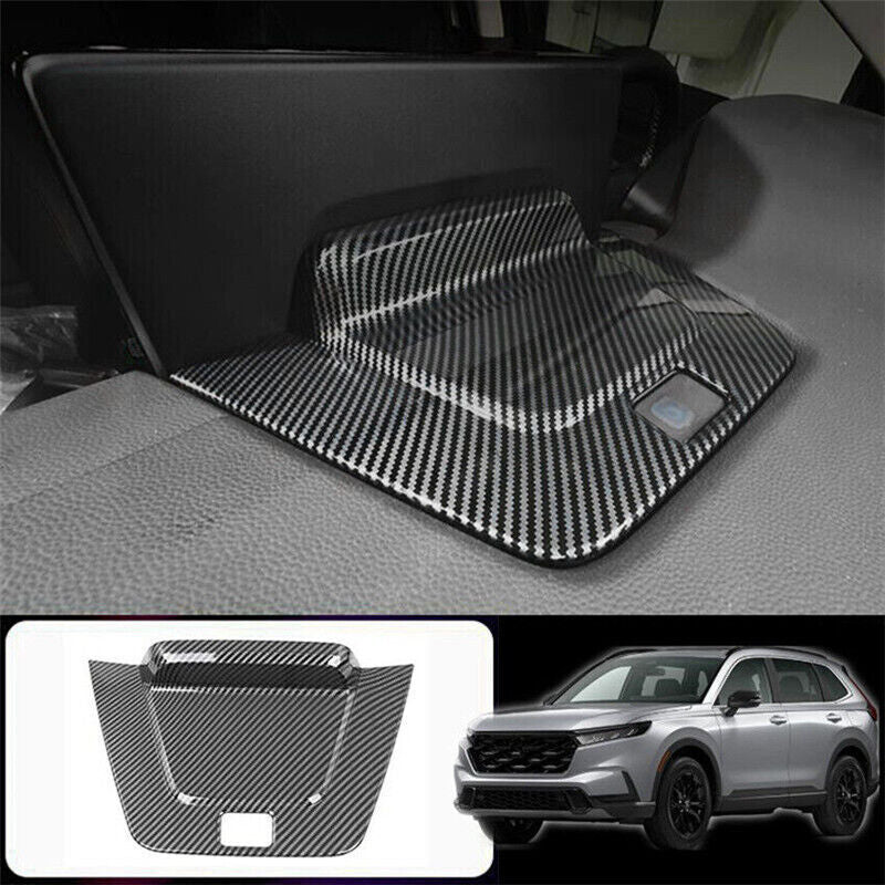 Carbon Fiber Center Console Navigation Panel Trim for Honda CR-V CRV 2023 2024