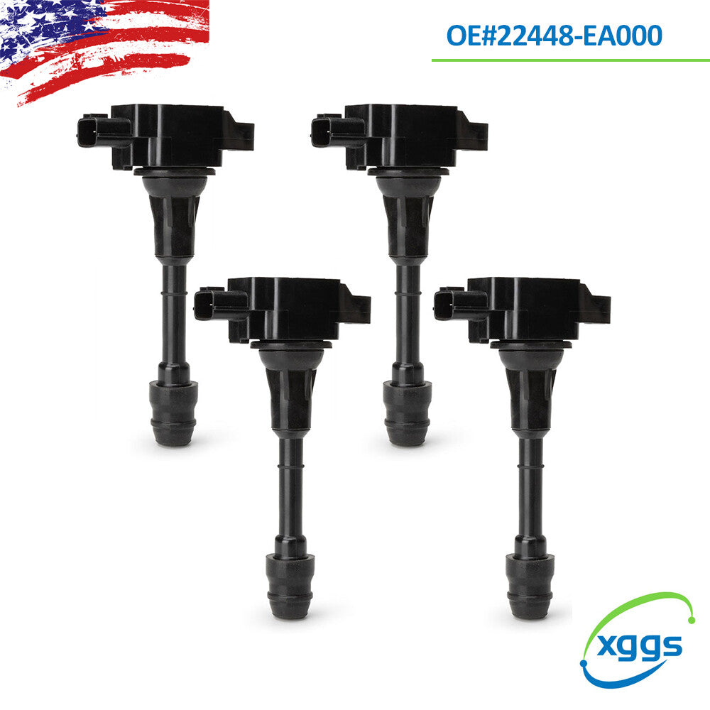 4PCS for NISSAN FRONTIER 06-07 NP300 10-11 PICKUP 2010 22448-EA000 Ignition Coil