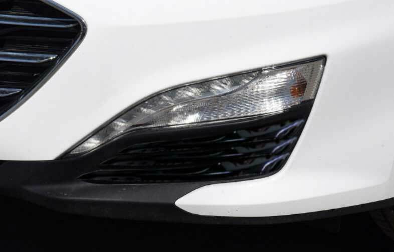 for Chevrolet Malibu 19-24 Black Steel Front Bumper Fog Light Lamp Strip Trim 6P