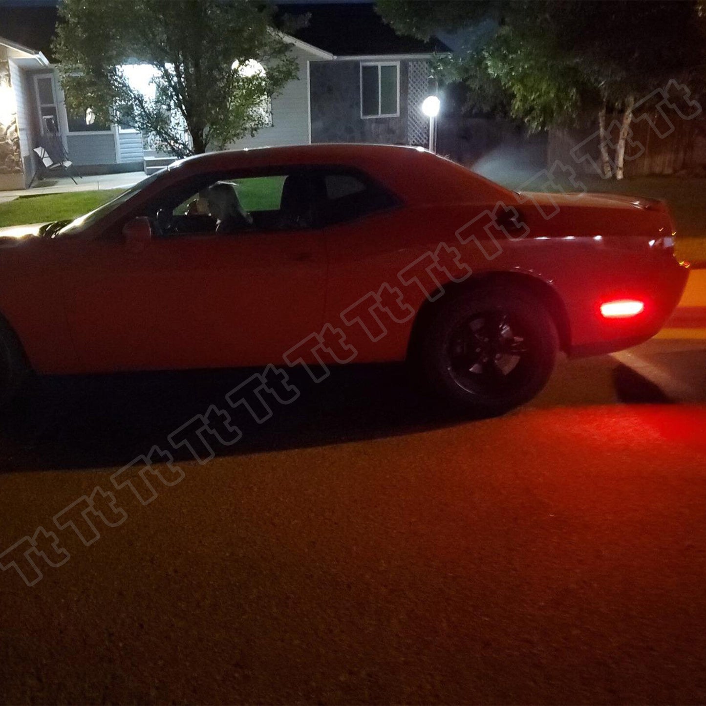 Suitable for 08-14 for Dodge for Challenger 11-14 Charger Smoked LED Rear Side Marker Light