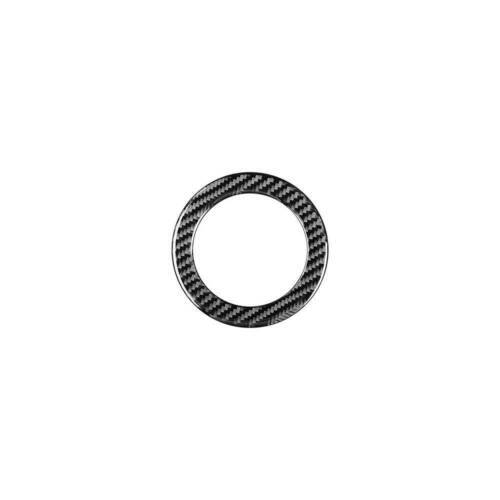 Inner Steering Wheel Logo Ring Cover Carbon Fiber Fit for Toyota RAV4 2006-2013