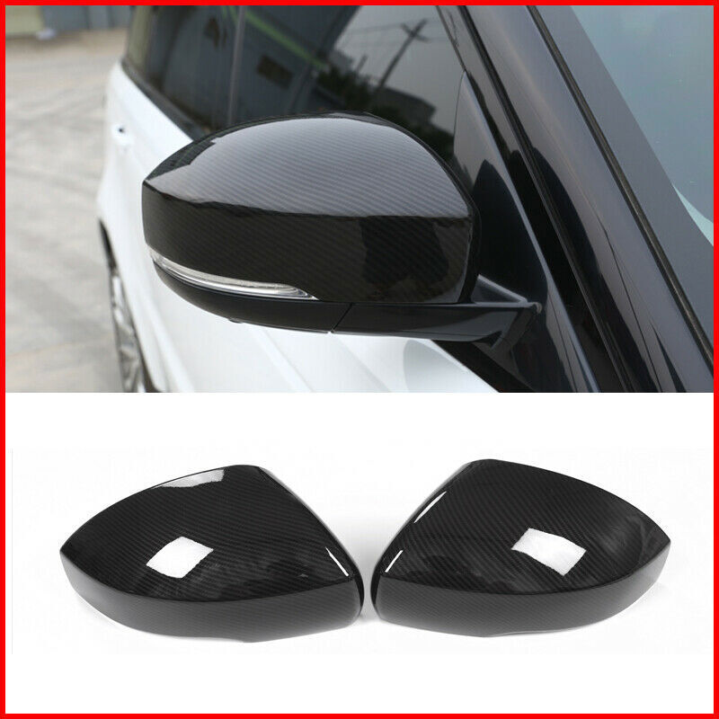 for Rover for Range Rover L405 2013-2017 Carbon Fiber Car RearView Mirror Cover Trim
