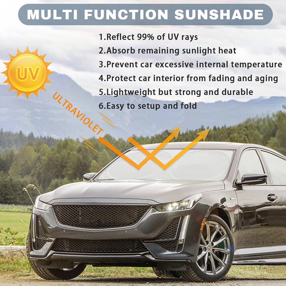 for Porsche for Cayenne for 911 Auto Windshield Sunshade Cover UV Block Sun Shield Cover