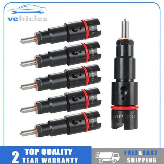 Six high-performance diesel fuel injectors for 24-volt for Dodge 5.9-liter 1003 0432193635