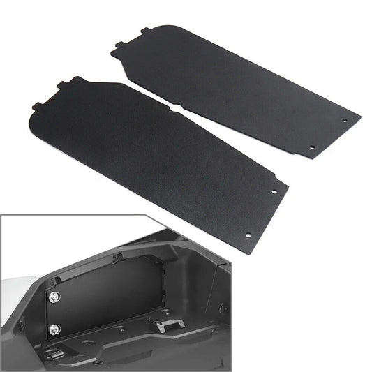 UTV Black Rear Storage Bed Side Doors Kit Left Right For Can-Am Maverick R 2024