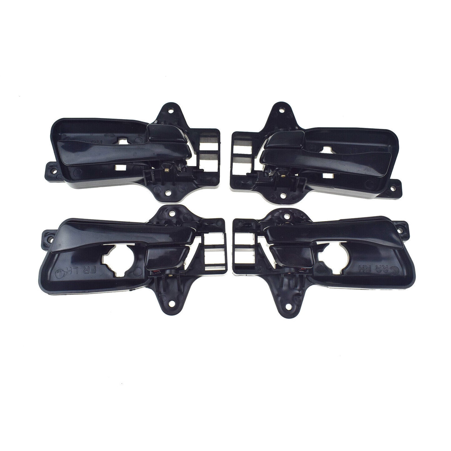 for Hyundai for Elantra 2009-2012 Set of 4 Interior Door Handles Black FL RL RR