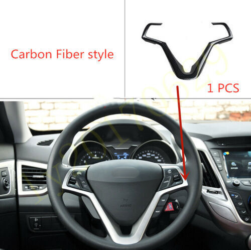 for Hyundai for Veloster 2012-2017 Carbon Fiber Interior Set Cover Trims Accessories