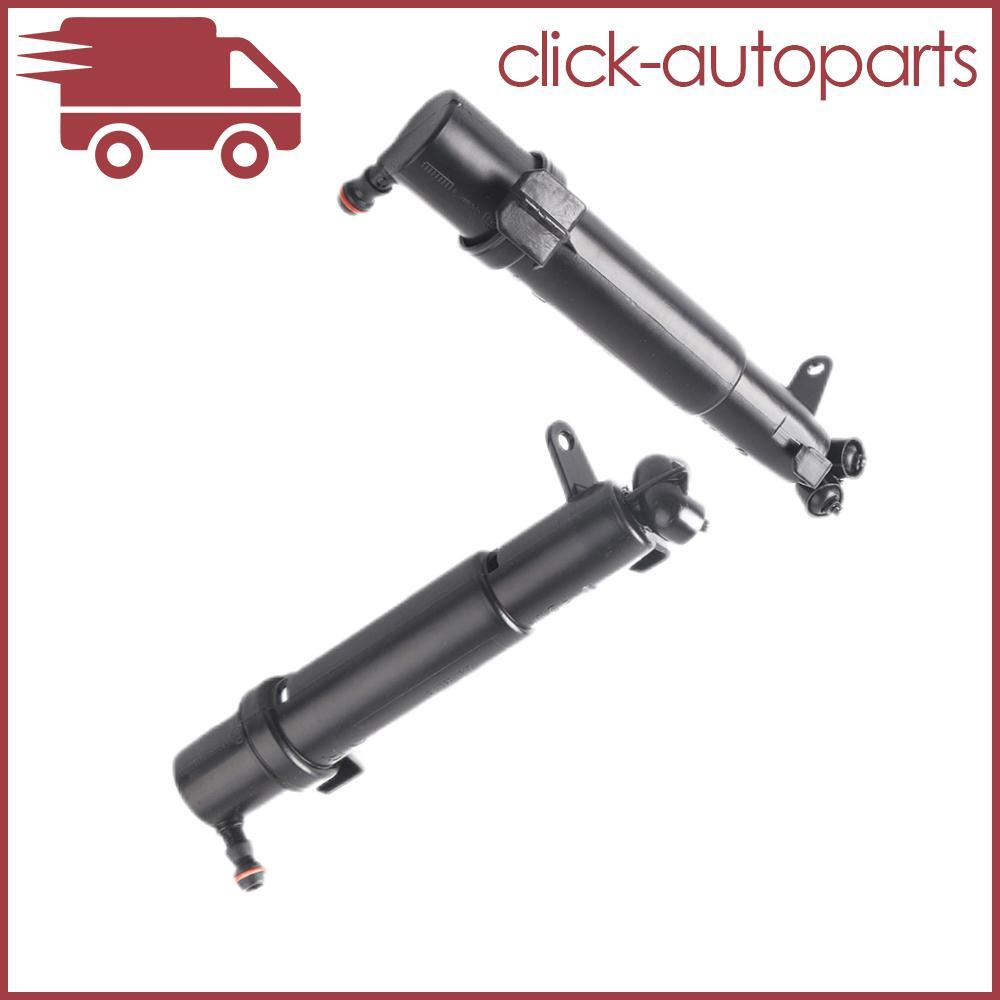 Pair Left Right Fit for Mercedes W211 (2002-2009) Headlight Washer Nozzle Cylinder