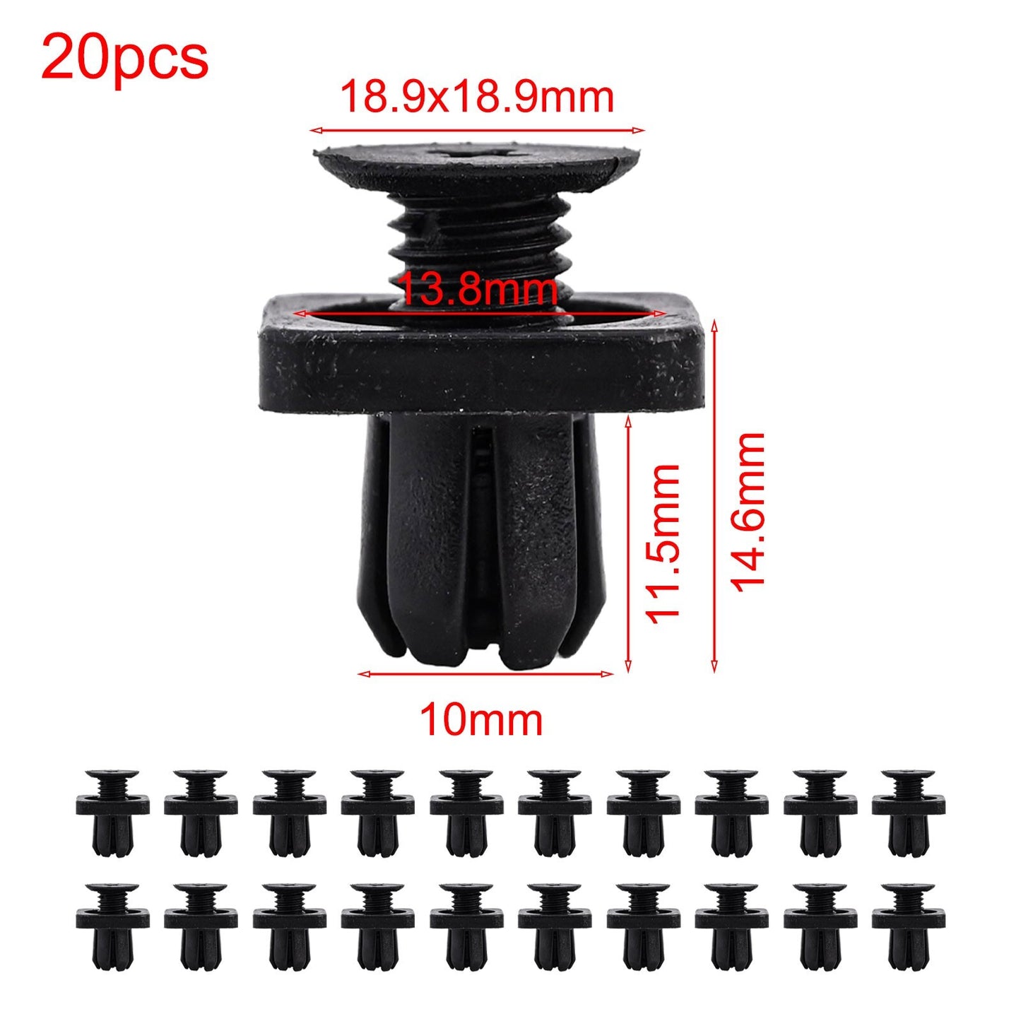 20x Mudguard Clip 91514-TG1-T01 for Honda For HRV For Accord For Odyssey For CRV