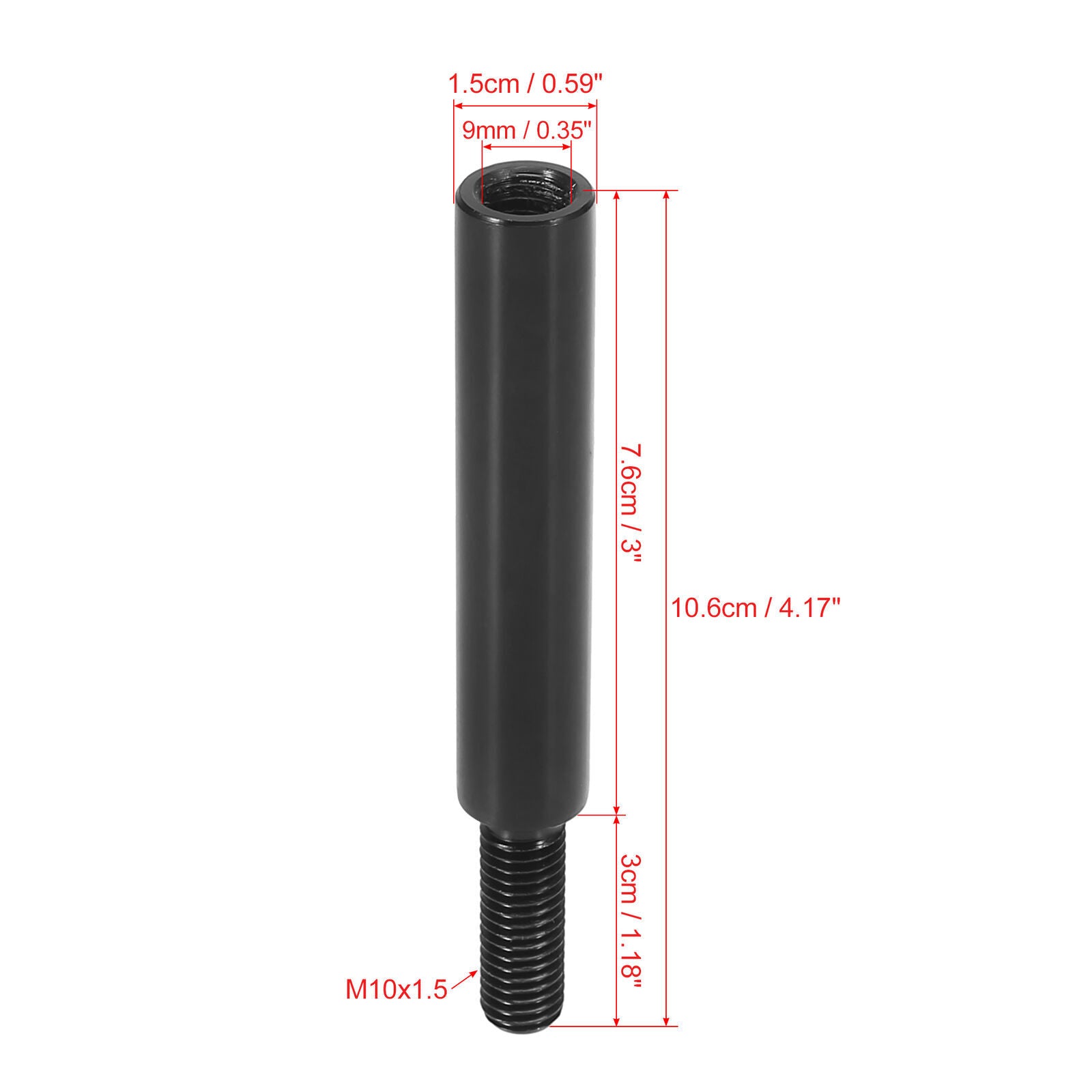 4 M10X1.5 Gear Shift Knob Extender Extension Lever for Honda Aluminum Alloy