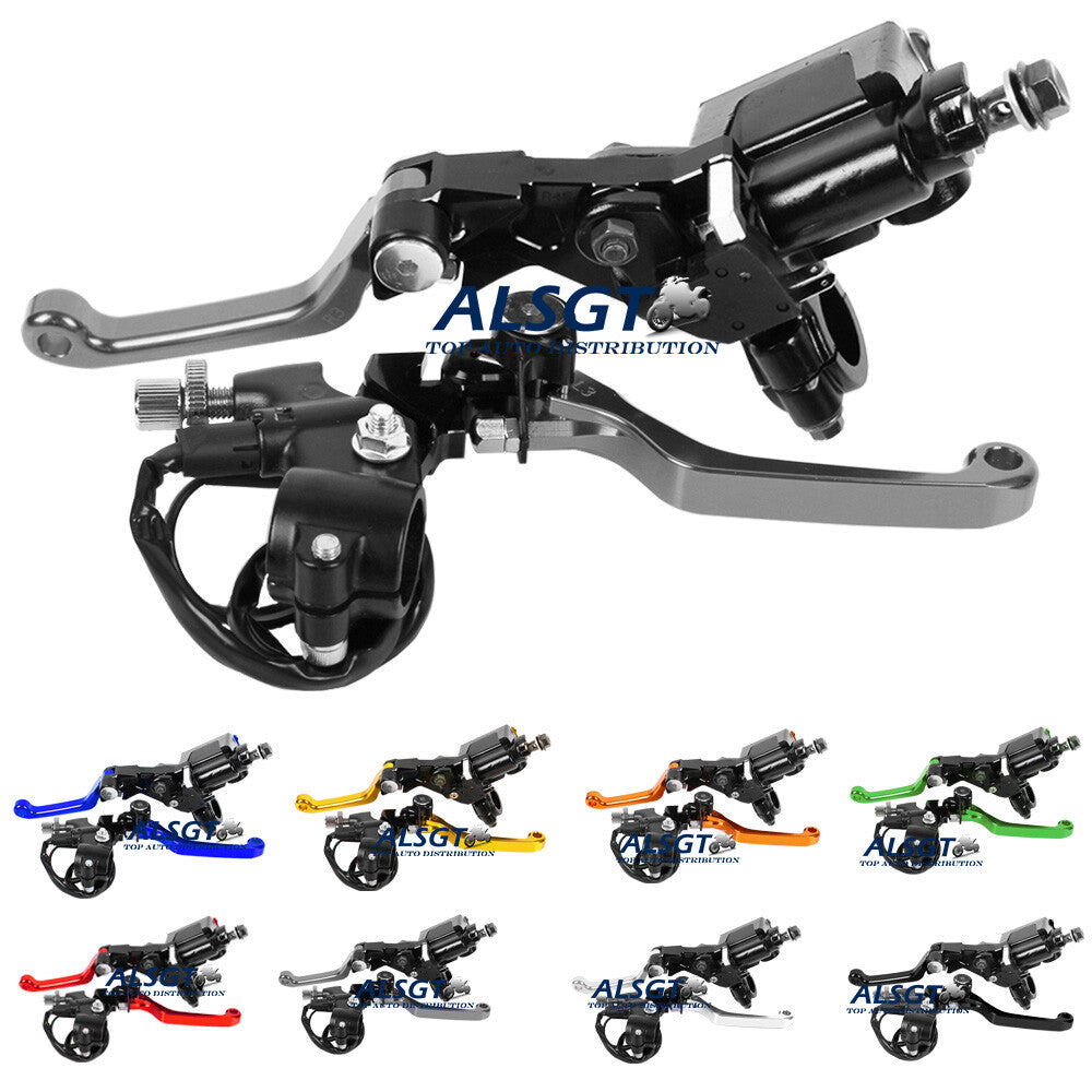 7/8 for Kawasaki KLX140/KLX140L/KLX140G Brake Master Cylinder Reservoir Levers