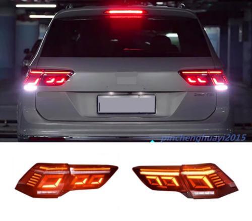 A pair of LED left and right taillight assemblies for Volkswagen for Tiguan 2017-2022.