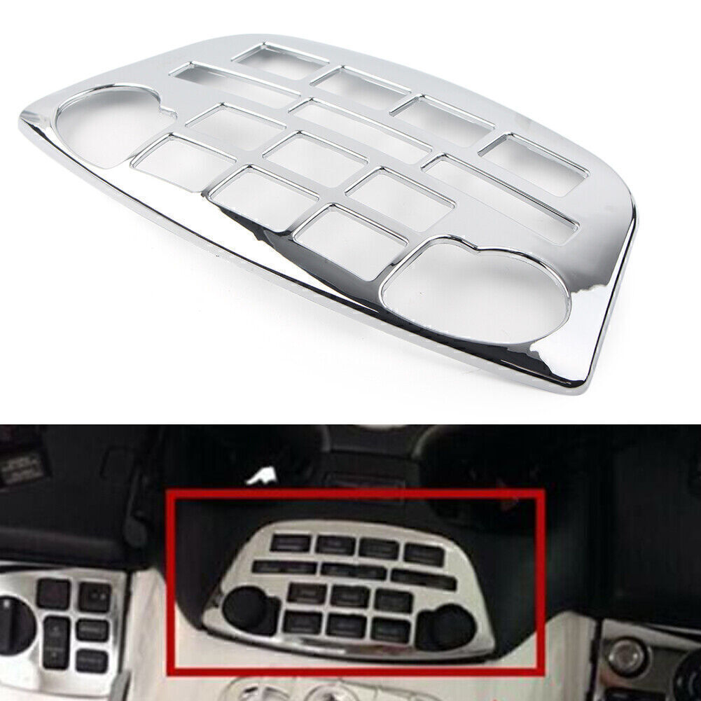 for Honda Goldwing GL1800 2001-2011 Chrome Radio Accent Panel Decoration Trim