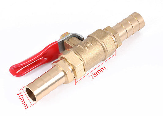 Metal inline fuel valve Petcock 10mm interface Motorcycle fuel diesel gasoline