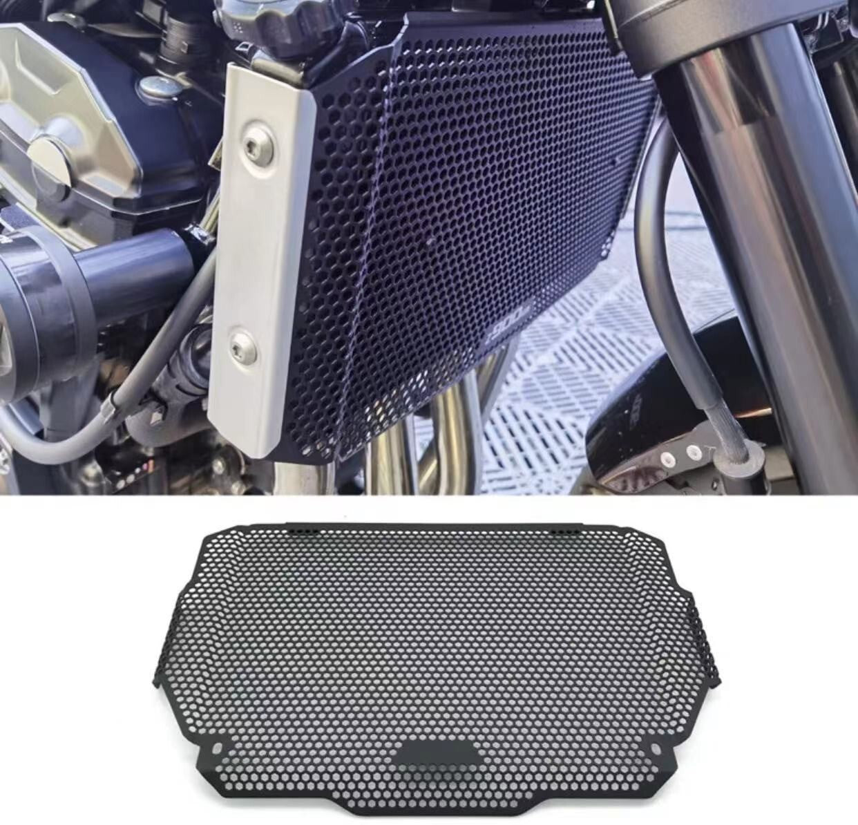 for KAWASAKI Z 900 Z900 2017-2022 Motorcycle Radiator Grille Guard Cover Black