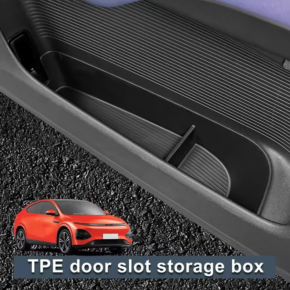for Xpeng G6 2023 2024 Door Side Storage Box Front Rear Door Handle Organizer