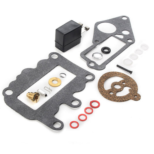 For Johnson Evinrude Outboard 9 1/2 HP 64-73 Carburetor Carb Kit w/Float 382048