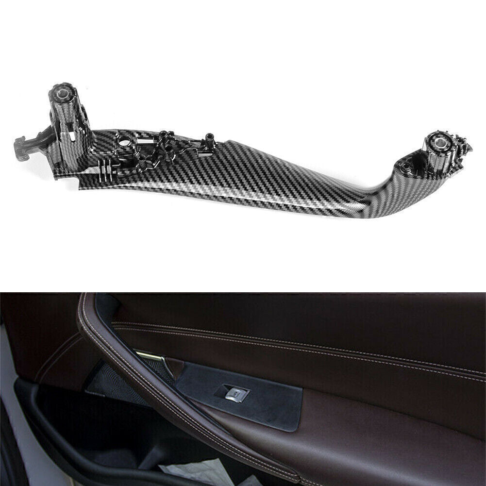 for BMW 5 Series G30 G31 G38 Left Interior Door Inside Handle Replacement Carbon
