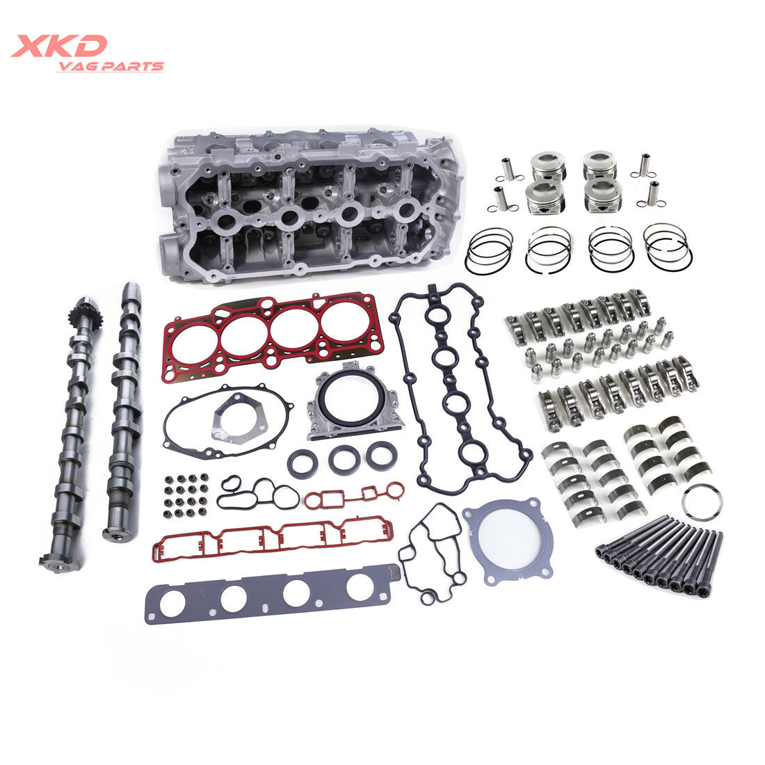 2.0T Cylinder Head and Camshaft Reconstruction Kit for Volkswagen for Jetta , for Golf , for Audi A3, A4, BPY, BWA