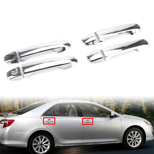 Chrome Side Door Handle Cover Trim for 2012 2013 2014-2017 for Toyota for Camry Sedan