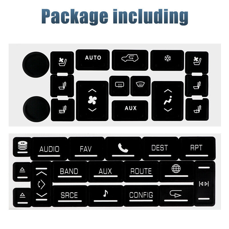 For 07-14 for Cadillac for Escalade EXT ESV Climate Control Radio Button Repair Decal