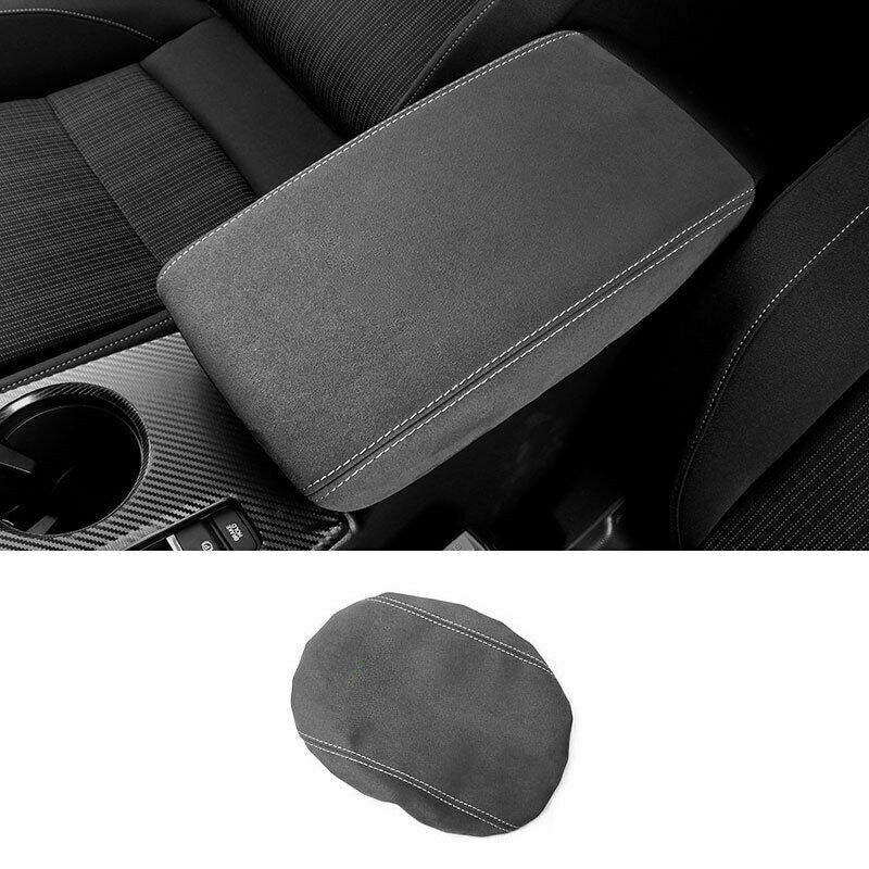 for Honda for Civic 11th 2022-23 Gray Suede Central Console Armrest Box Holster Trim