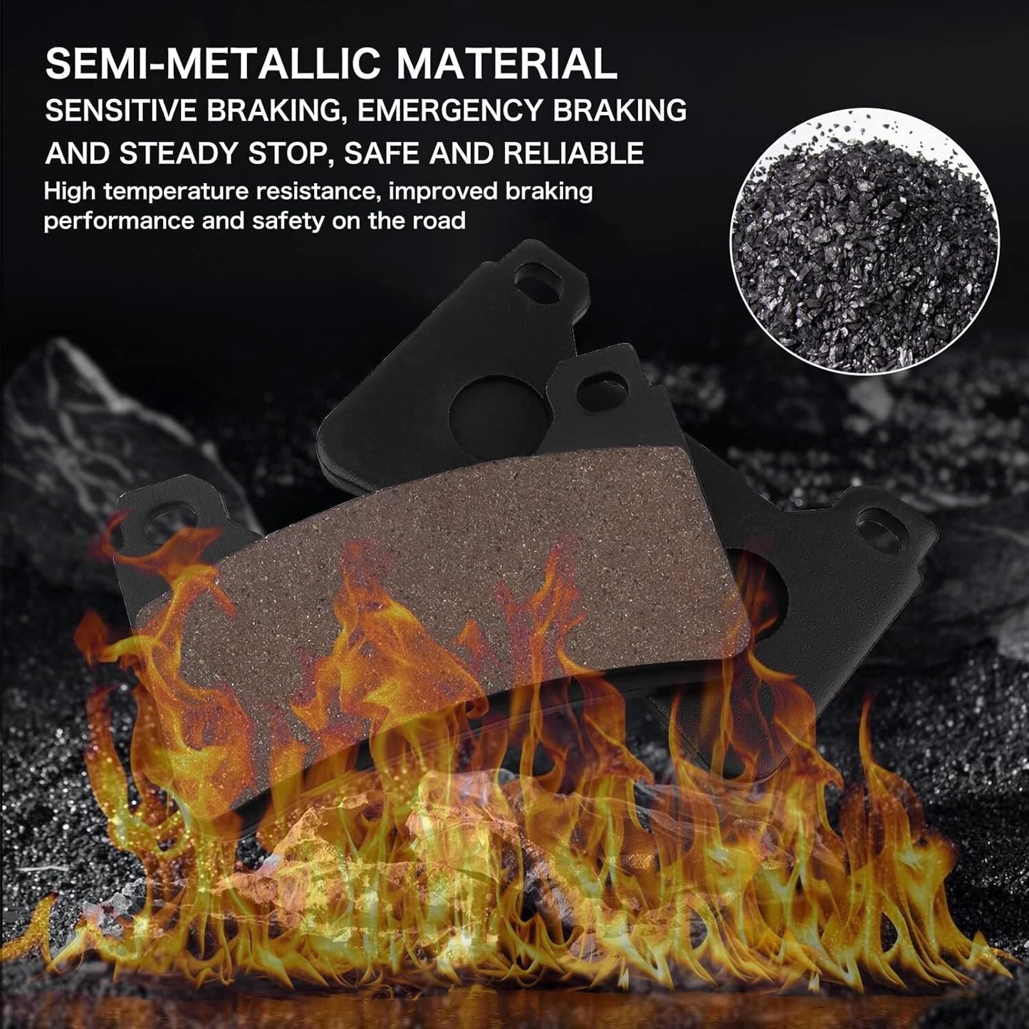 Brake Pads Front and Rear Compatible with for Honda CBR600RR CBR 600RR 2003-2006
