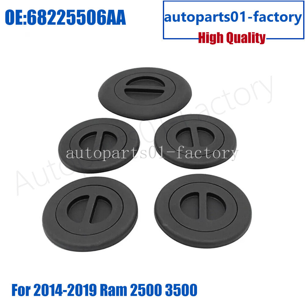 68225506AA Wheel/Gooseneck Bed Plug Cover Kit For 2014-2019 for Ram 2500 3500