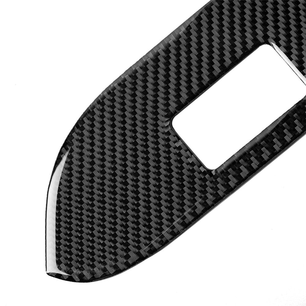 Carbon Fiber Window Switch Panel Cover Trim for Toyota for Land Cruiser Prado 10-18