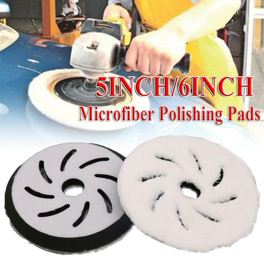 5/6 inch Automotive Microfiber Polishing Pad Details: Durable Sponge Cushion for Wheels